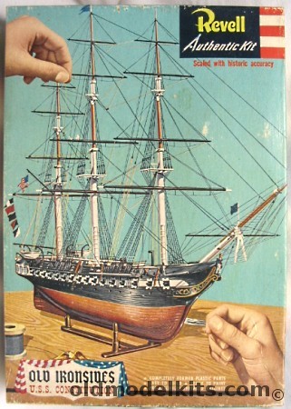 Revell 1/192 USS Constitution Old Ironsides - AuthenticKit Issue, H319-298 plastic model kit